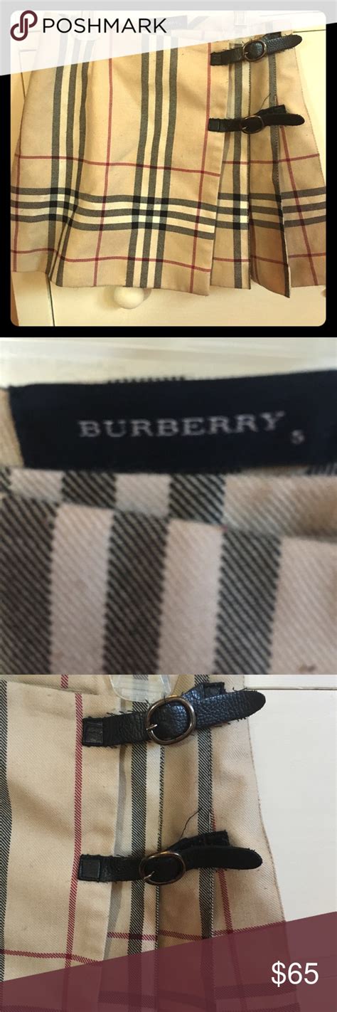 burberry kids black kilt